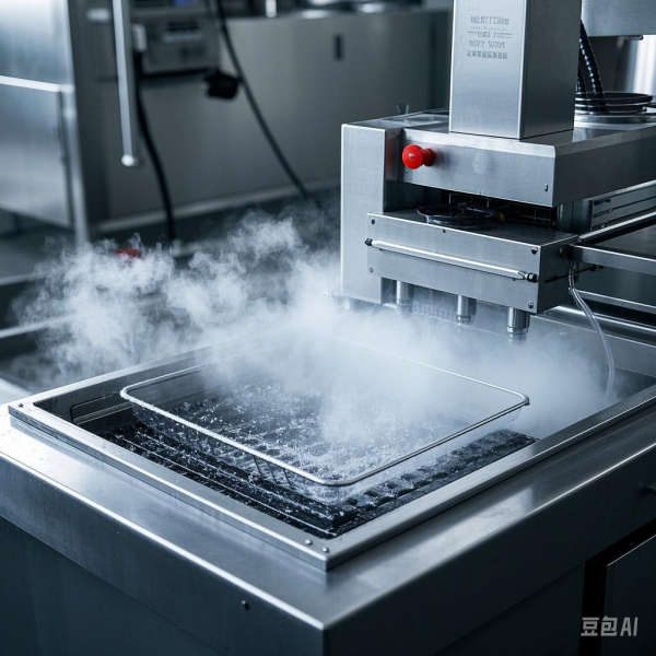 食品機械，用干冰清洗，干冰又能消毒 