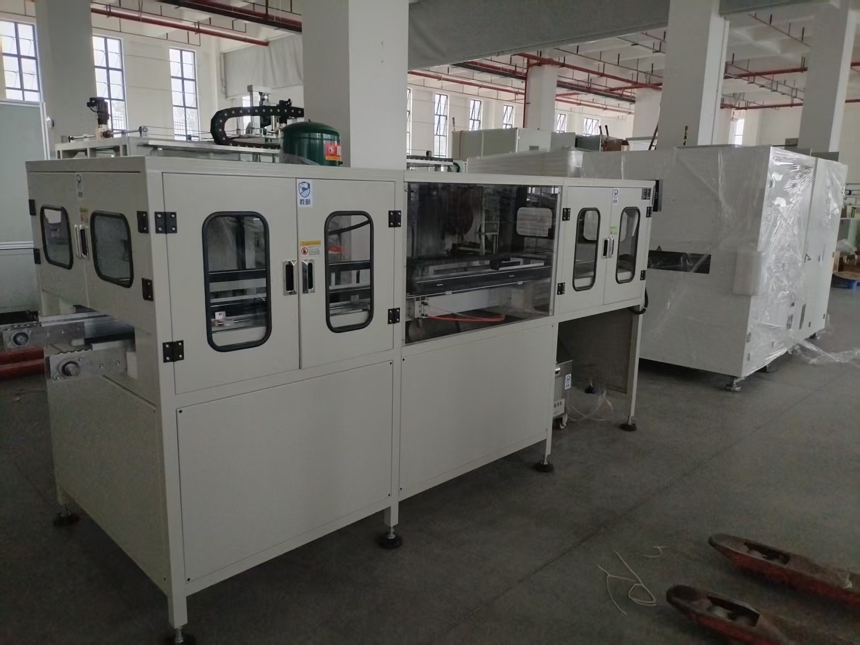 在線全自動接駁干冰清洗PCBA焊點 